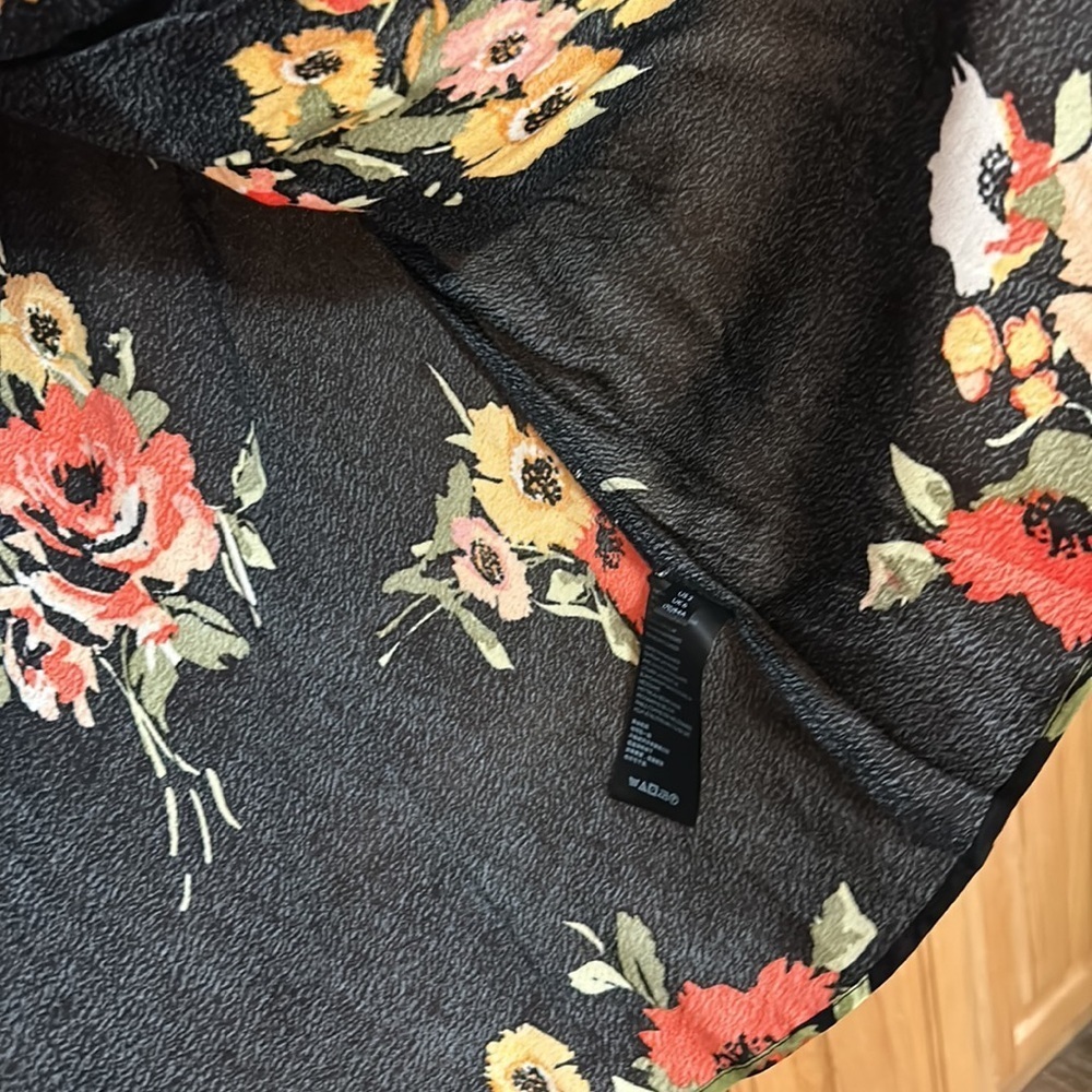Free People Floral Black Dress - Picture 6 of 12